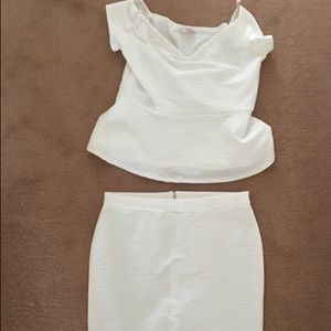 Top and matching skirt from guess
